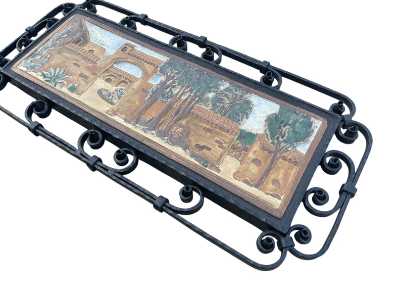 California Tile Adobe Wrought Iron Plaque