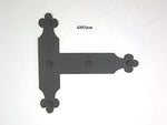 GHT series Rustic hammered Spanish style T brackets door hardware  beam hardware - Bushere & Son Iron Studio Inc.