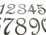 Classic Spanish Style Vertical Iron Address Plaque 3 number APVS13 - Bushere & Son Iron Studio Inc.