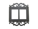 Classic Spanish Style Horizontal Wrought Iron Address Plaque Standard 2 Number APHS12 - Bushere & Son Iron Studio Inc.