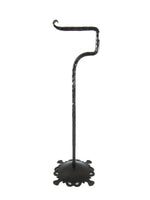 BHTPS1 Rustic Hammered Wrought Iron Toilet Paper Stand - Bushere & Son Iron Studio Inc.