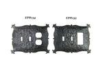 Mediterrranean Hammered Iron Switch Plate Cover Triple Toggle/GFI EP1 - Bushere & Son Iron Studio Inc.