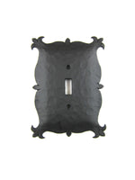 Mediterranean Iron Switch Plate Single Toggle EPH1 - Bushere & Son Iron Studio Inc.