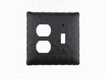 Rustic Rancho Iron Switch Plate Toggle/Duplex EPH46 - Bushere & Son Iron Studio Inc.