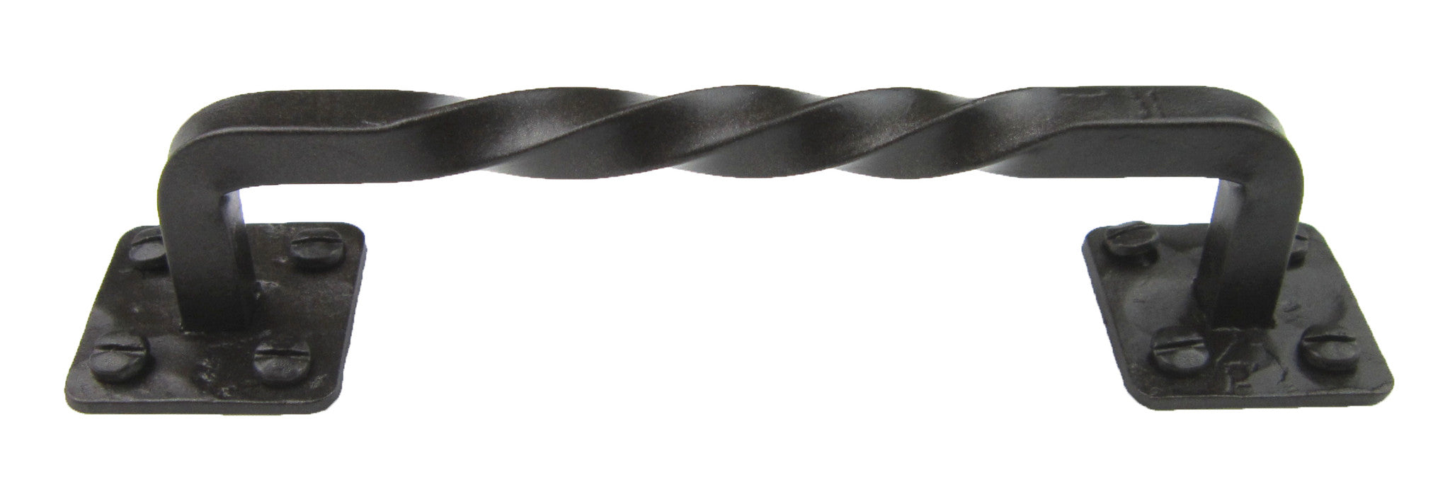 Farmhouse Twisted Wrought Iron Cabinet Pull 6 inch HPF6