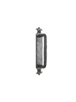 Rustic Spanish Fleur De Lis Round Hammered Iron Cabinet Pull 4 Inch HPR48 - Bushere & Son Iron Studio Inc.