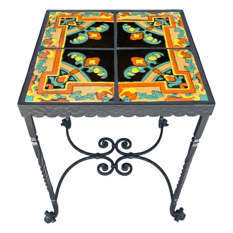 Taylor Tile Wrought Iron Cocktail Table | Bushere & Son Iron