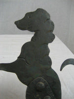 wrought iron dog candlestick - Bushere & Son Iron Studio Inc.