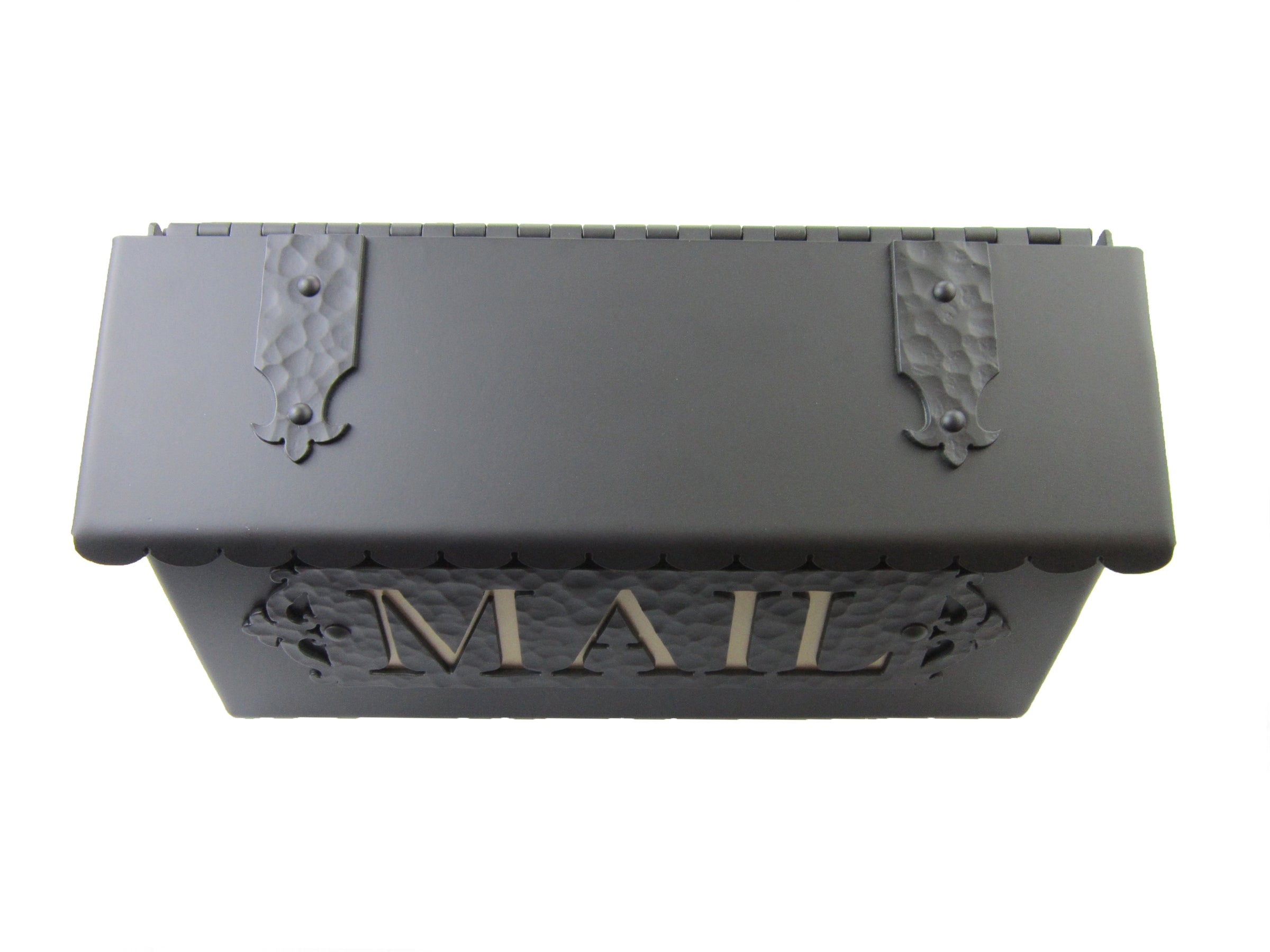 Traditional MAIL Wrought Iron Mailbox– Bushere & Son Iron Studio Inc.