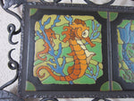 RTK Mermaid Tile Wrought Iron Tryptic Wall Plaque - Bushere & Son Iron Studio Inc.
