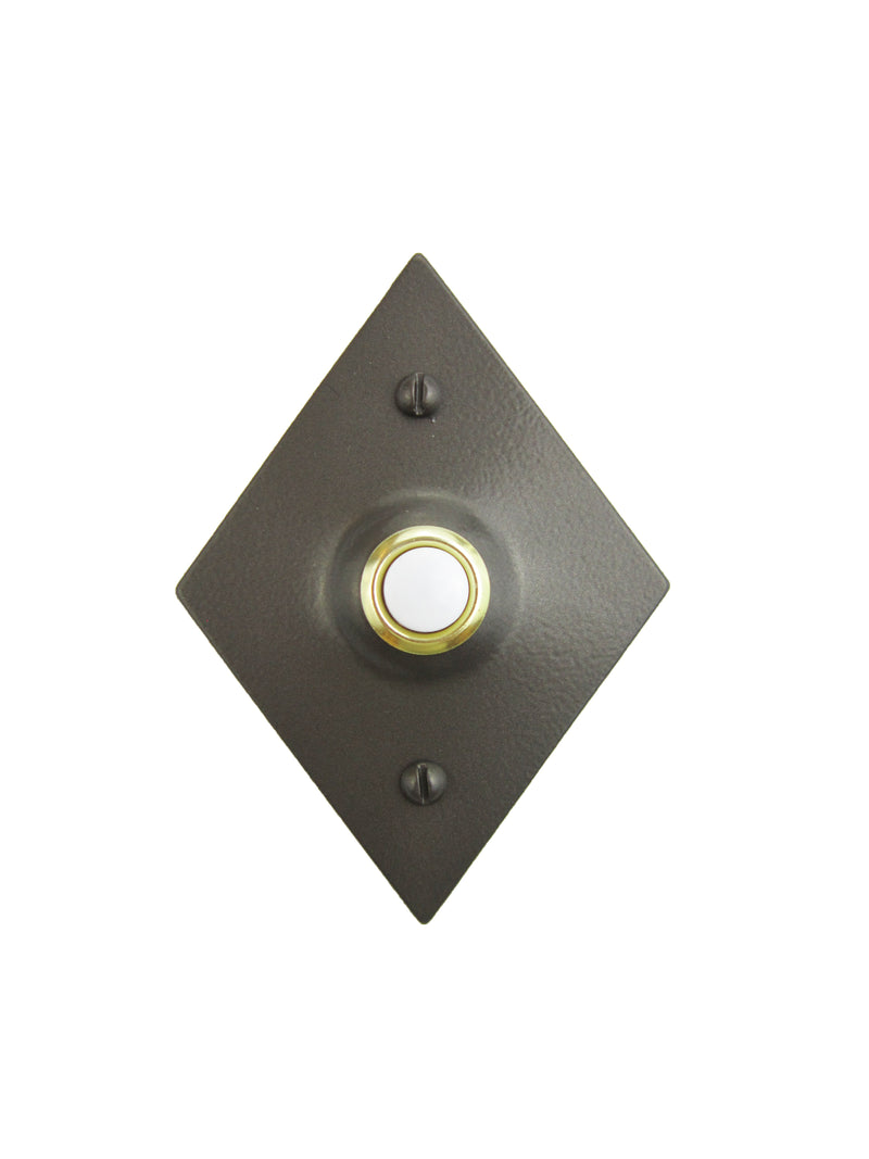 Classic Diamondback Iron Doorbell Cover SD4 - Bushere & Son Iron Studio Inc.