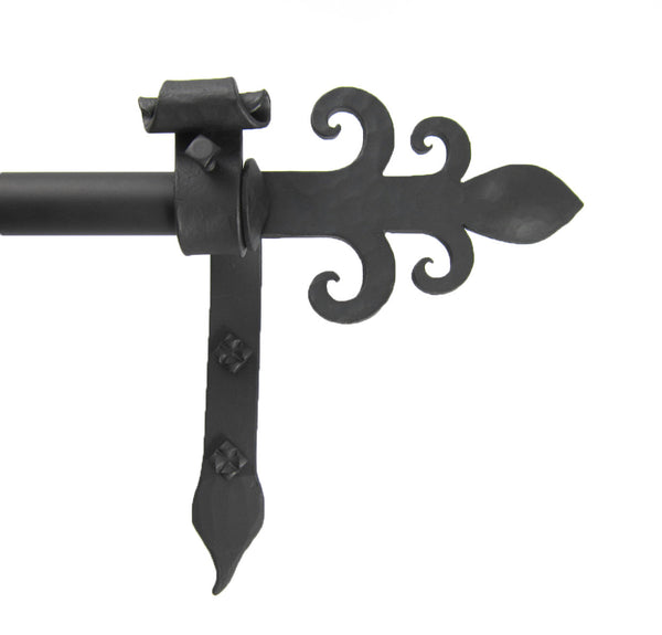 CRP10R Spanish Spear Curtain Rod Complete Package (Round) | Bushere ...