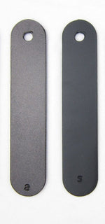 Spanish Style Hammered Iron Vertical Address Plaque 4 number APV14 - Bushere & Son Iron Studio Inc.